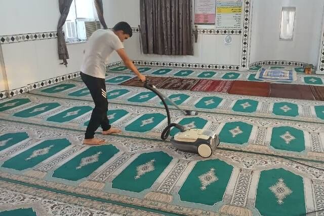 خانه‌تکانی دل‌ها در گمیشان؛ مسجد «نور» آماده میزبانی از روزه‌داران شد