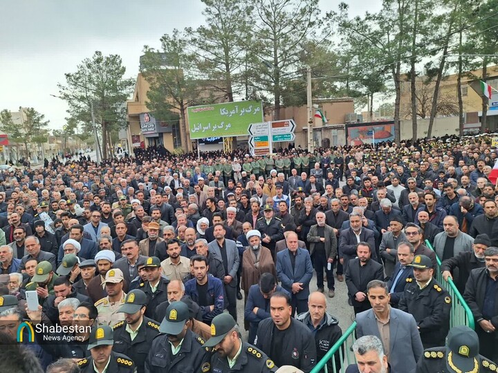 پیکر شهید فیروزمند در پایگاه هوایی شهید نوژه همدان تشییع شد