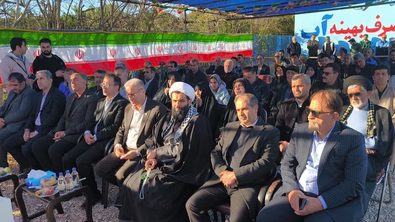 افتتاح پروژه آبرسانی در حسین آباد بهشهر؛ تبیین آرمان‌های انقلاب تا عمران و توسعه
