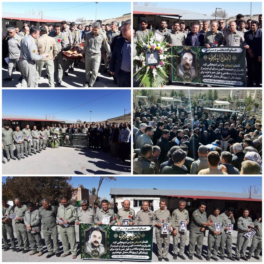 پایان مأموریت یک حافظ طبیعت؛ وداع مردم قروه با محیط‌بان فداکار کردستان