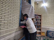 غبار روبی مسجد جامع چالدران