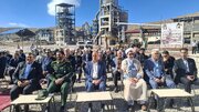 بهره‌برداری از کارخانه سیمان سفید ازنا با حضور پزشکیان