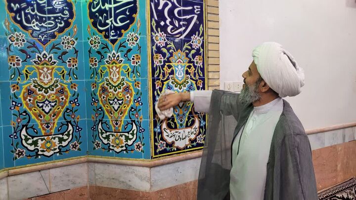 غبارروبی خانه‌های خدا؛ سنتی مردمی در آستانه رمضان