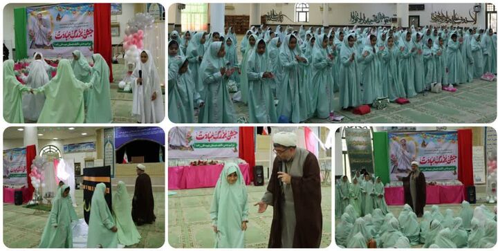 برگزاری جشن تکلیف دانش آموزان دختر در ایرانشهر