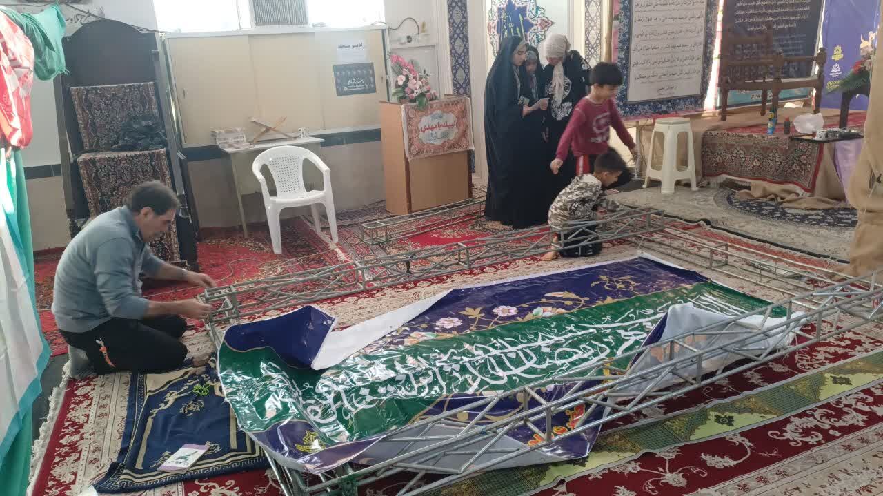 غبارروبی مسجد حضرت صاحبالزمان (عج) اراک در آستانه ماه رمضان