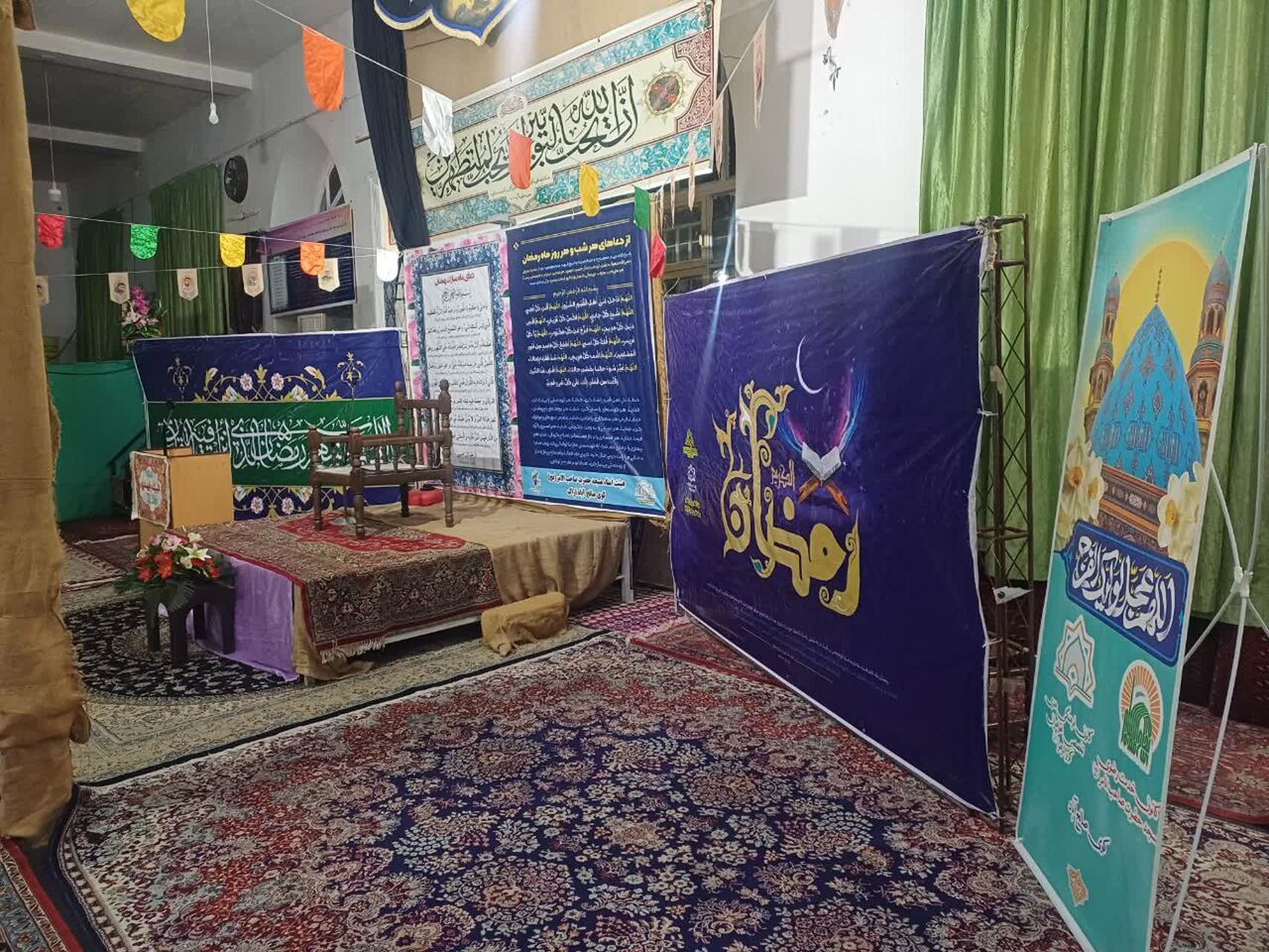 غبارروبی مسجد حضرت صاحب‌الزمان (عج) اراک در آستانه ماه رمضان