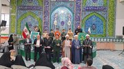  آیین تجلیل از حافظان شرکت‌کننده در آزمون حفظ جزء ۳۰ قرآن در آران و بیدگل برگزار شد