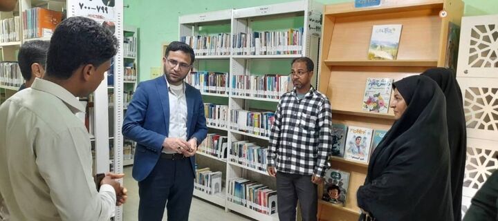 بازدید دادستان رودان از کتابخانه عمومی آل‌طاها بیکاه