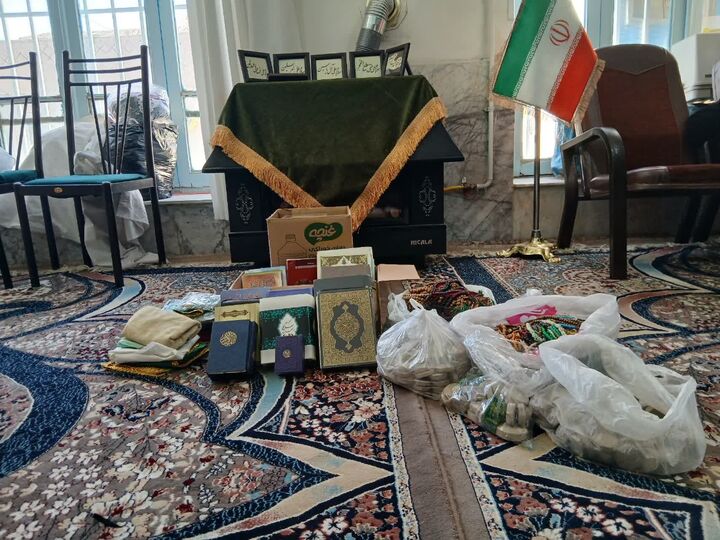 اهدای قرآن به مساجد آسیب‌دیده در اغتشاشات اخیر