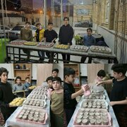 پخش افطاری ساده ماه رمضان در مسجد محمد رسول الله(ص)