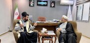 دیدار نماینده عشایر کوچ‌رو بختیاری با حجت‌الاسلام علی ملانوری