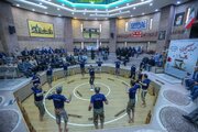 گلریزان برای بازگشت پدران به خانه در زورخانه شهرداری اراک