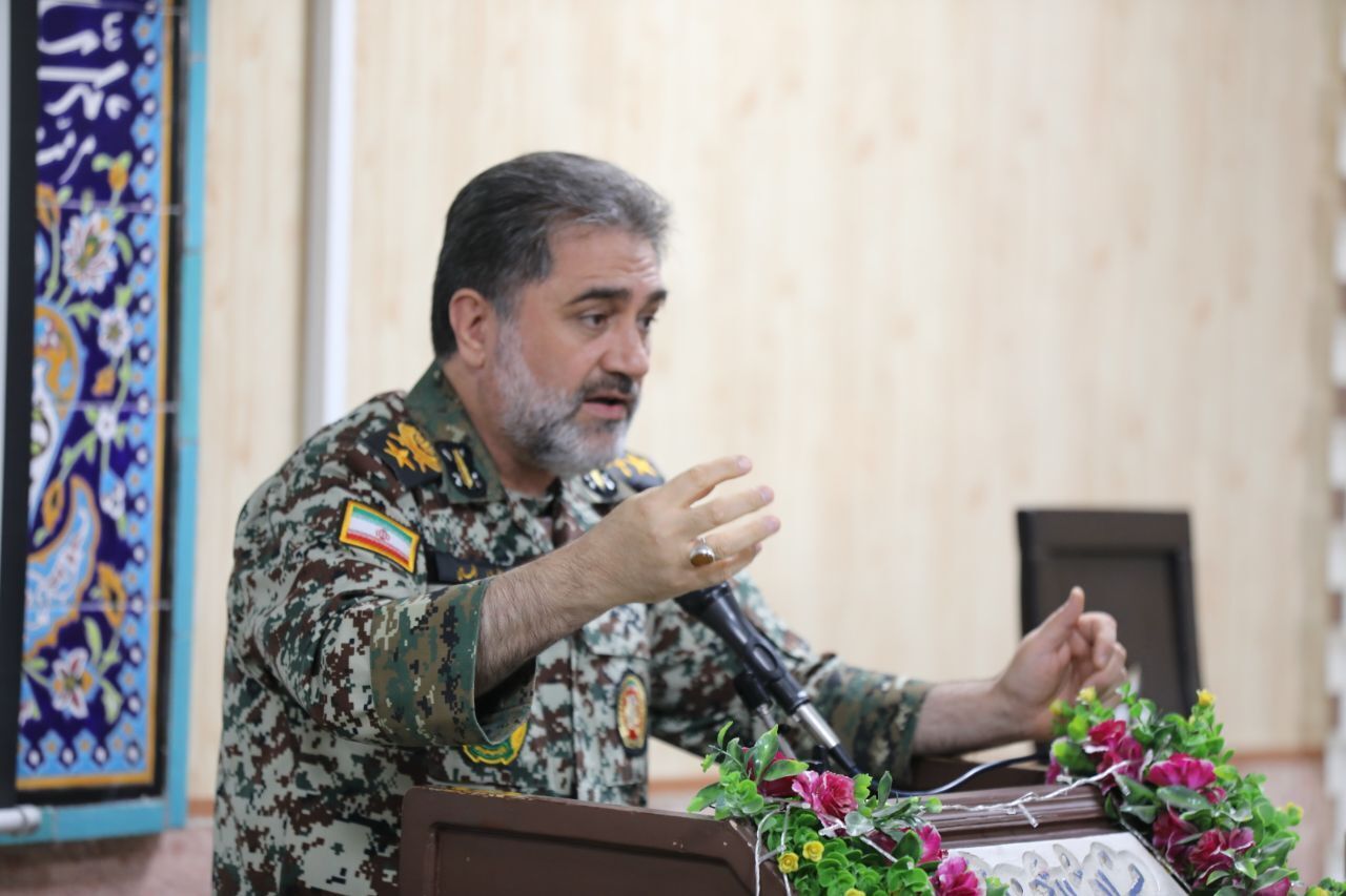 سرتیپ الهامی: مسیر پیشرفت را ادامه دهیم/ لزوم ایستادگی مقابل تبلیغات روانی دشمن