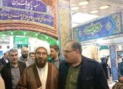 بازدید رئیس شورای سیاستگذاری ائمه جمعه از غرفه «مسجد، پایگاه قرآن»