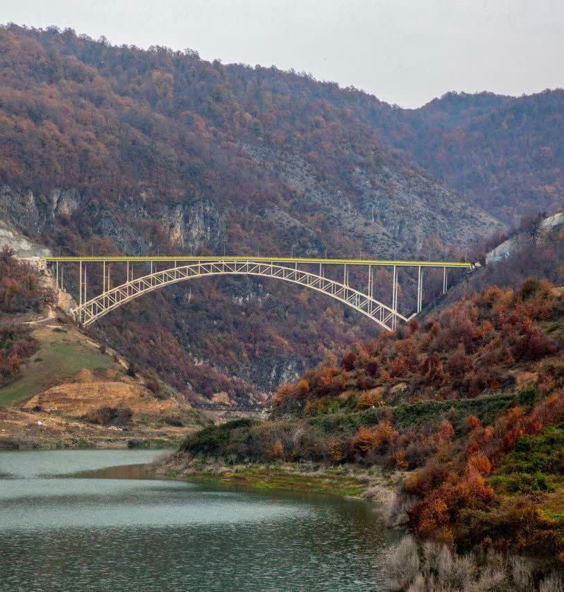 بزرگترین پل زیرقوسی شمال کشور در مازندران به بهرهبرداری رسید