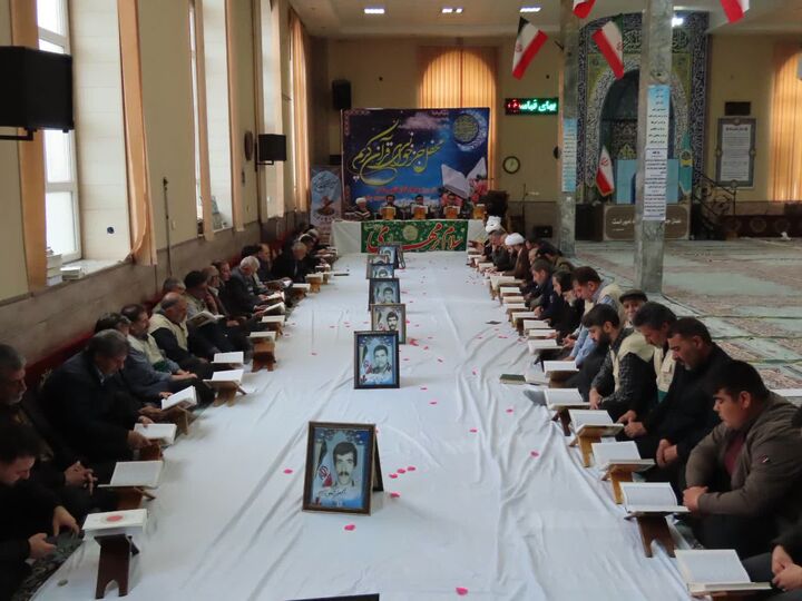 نوای قرآن در مسجد جامع چایپاره طنین‌انداز شد