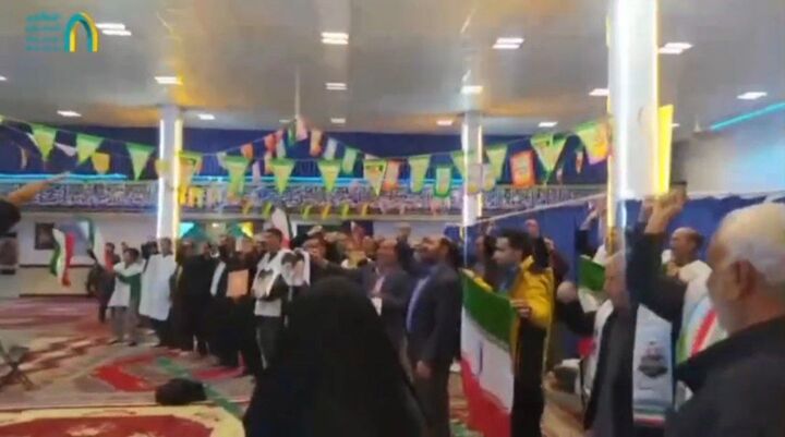 کفن پوشی مردم ایلام در حمایت از نیروهای مسلح