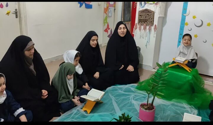 «زندگی با آیه‌ها» در قاب هنر و نیایش به سبک مدرسه مأوا نکا