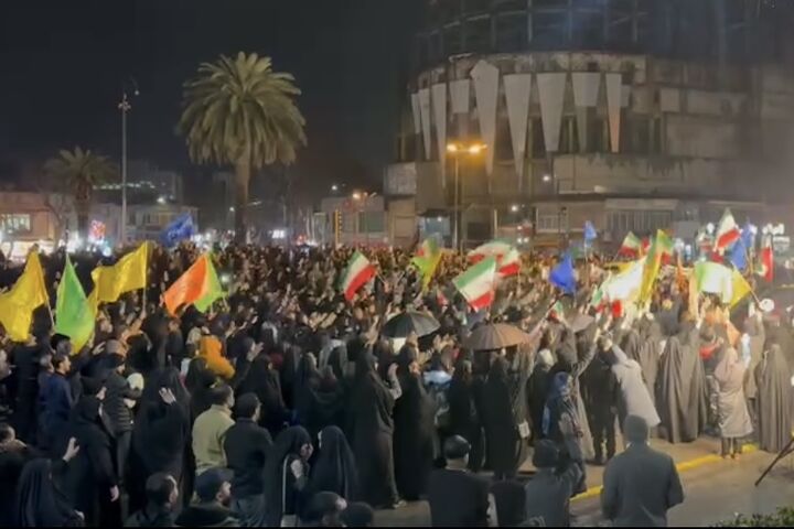 پاسخ قاطع مردم گرگان به جبهه استکبار با طنین «الله‌اکبر»