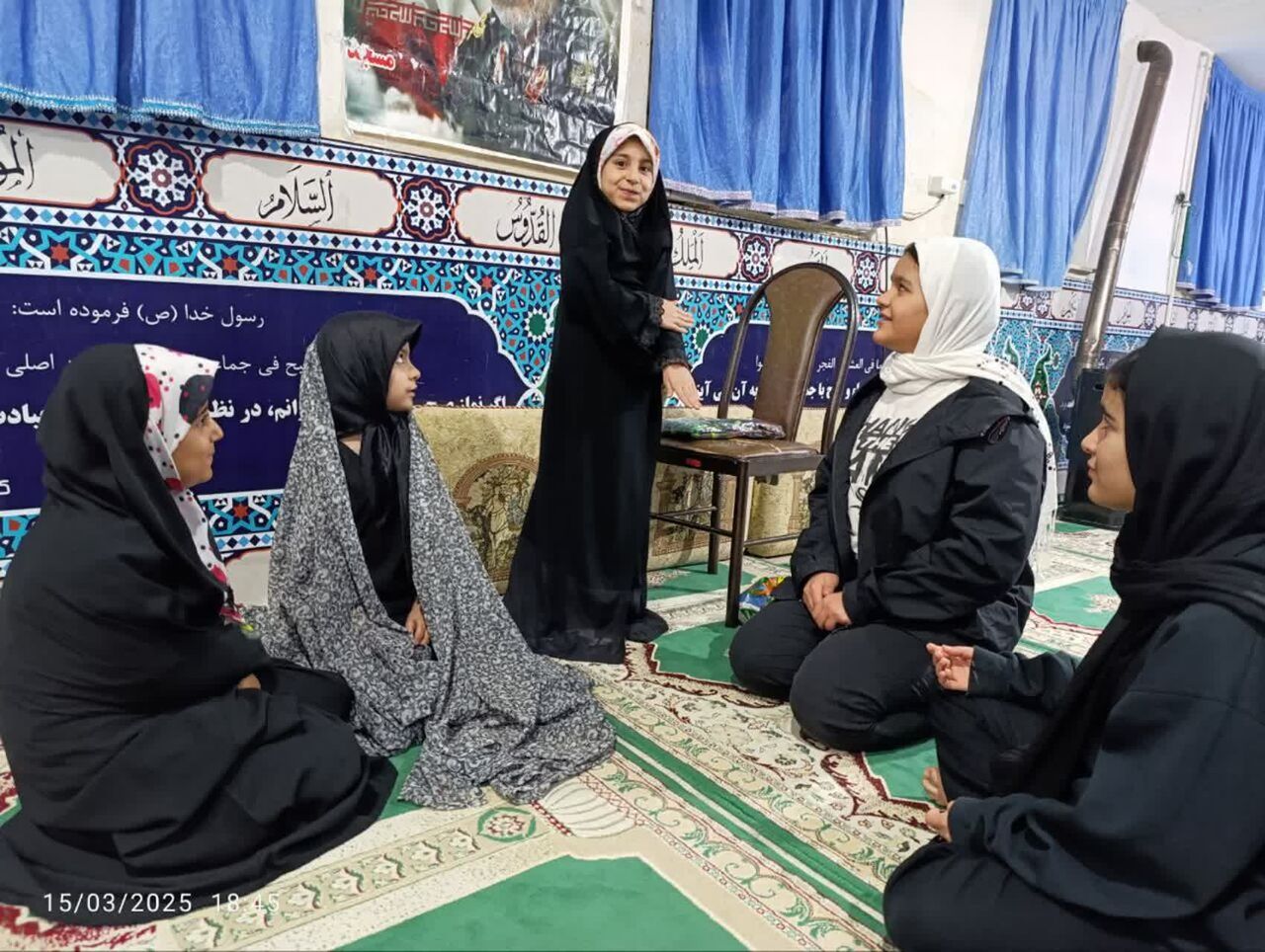 «زندگی با آیه‌ها» محور مراسم جزءخوانی در مسجد قمربنی هاشم(ع) گیلانغرب
