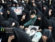 اجتماع عزاداران شهرکردی در پی شهادت امام خامنه‌ای