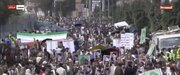تجمع گسترده مردم یمن در حمایت از جمهوری اسلامی ایران