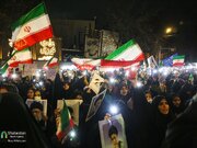 تجمع خودجوش شبانه مردم ولایتمدار بجنورد