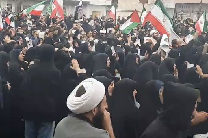 خروش انقلابی مردم گرگان در پی شهادت امام خامنه‌ای