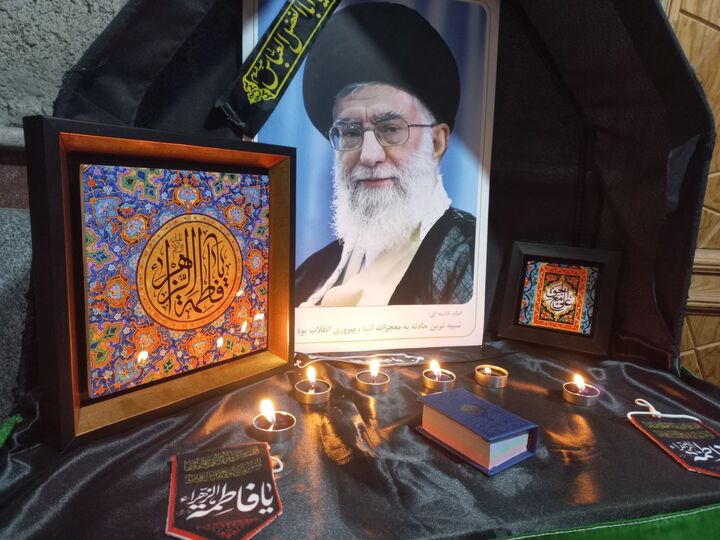 عزاداری سنگری‌ها در زیر باران اشک‌