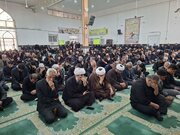 عزاداری مردم آیسک در رثای شهادت قائد امت