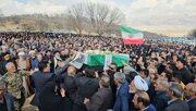 پیکر شهیده پوران قلی‌پور در زادگاهش آرام گرفت