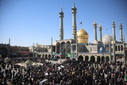 تشییع پیکر ۸ شهید حملات آمریکایی صهیونی در حرم حضرت معصومه (س)