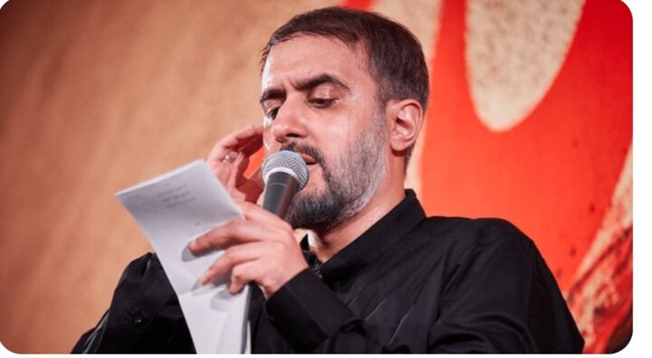 مداحی پویانفر در اجتماع مردمی میدان کاج + فیلم