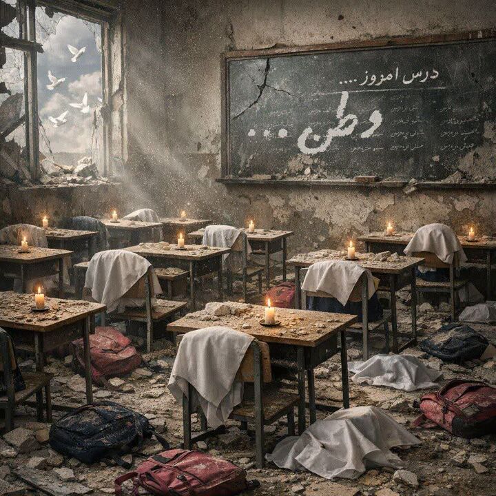 از گلزار شهدای میناب تا قاب رسانه ملی؛ روایت هنری نوجوانان مسجدی از دانش‌آموزان شهید