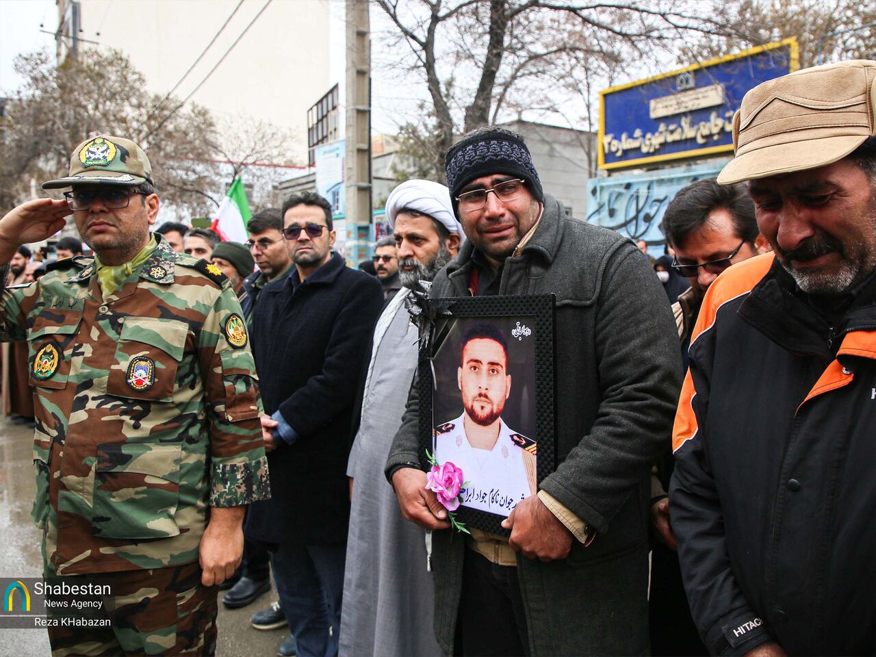 تشییع پیکر مطهر شهید جواد ابراهیمی در خراسان شمالی