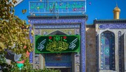 آذین بندی حرم امام حسین(ع) به مناسبت میلاد کریم اهل بیت(ع)