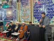 اقامه عزای بچه های مسجد صاحب‌الزمان فقیه محله در سوگ امام امت