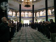 اعضای کانون فرهنگی و هنری مسجد حضرت علی بن ابیطالب علیه السلام زاهدان در سوگ شهادت امام خامنه ای