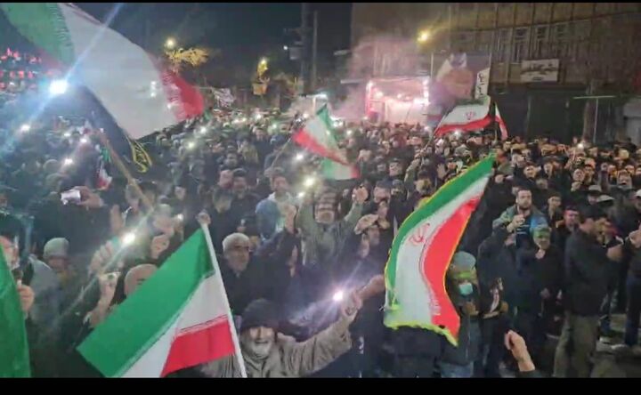 مردم ولایتمدار شهرستان سنقرو کلیایی؛ حرف ما یک کلام، انتقام انتقام