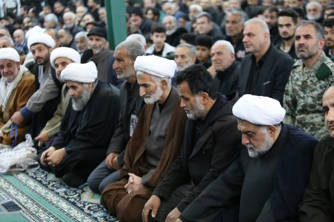 وداع مردم نکا با شهدای اقتدار ایران