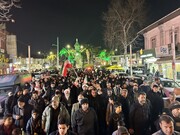 اجتماع سوگواری اعضای کانون کمیل قائم‌شهر در فراق رهبر شهید