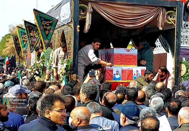 با شهادت زنده‌تر شد ملت ما؛ بدرقه شهدای گلگون‌کفن هوانیروز در کرمان