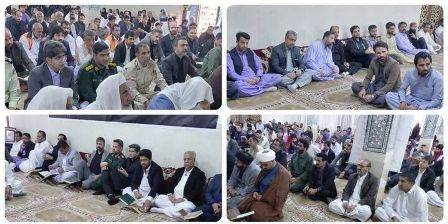 نقش‌آفرینی کانون‌های مساجد اهل سنت میرجاوه در سوگ رهبر شهید و کمک به نیازمندان