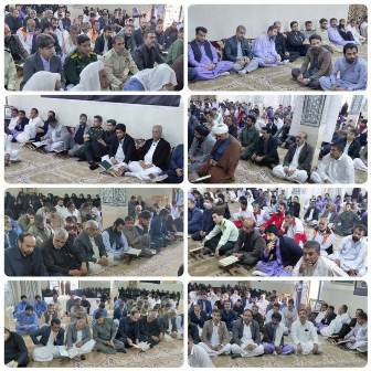 نقش‌آفرینی کانون‌های مساجد اهل سنت میرجاوه در سوگ رهبر شهید و کمک به نیازمندان