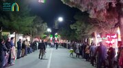 دسته‌روی هیئت عزادار راین در سوگ امام شهید امت