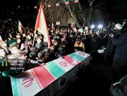 مراسم وداع با پیکر مطهر سردار شهید رئیسی دهکردی