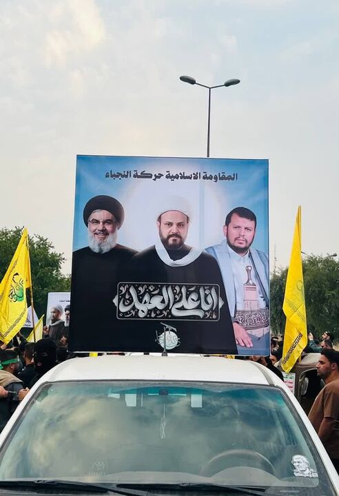 کارزار نجباء برای کمک به شیعیان لبنان