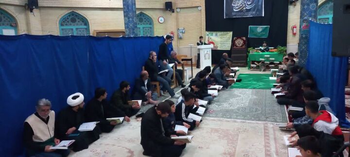 گرامیداشت شهادت رهبر معظم انقلاب در مسجد امام هادی شهرک منظریه با نوای قرآن و عترت