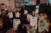 خروش دسته جمعی نمازگزاران مسجد نبی اکرم(ص) ملایر