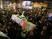 مراسم شب وداع با پیکر پاک دو شهید در بجنورد